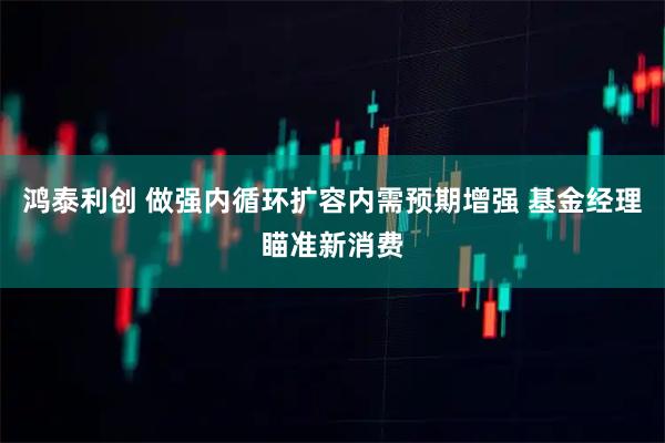 鸿泰利创 做强内循环扩容内需预期增强 基金经理瞄准新消费