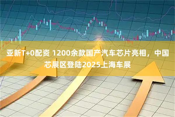 亚新T+0配资 1200余款国产汽车芯片亮相，中国芯展区登陆2025上海车展