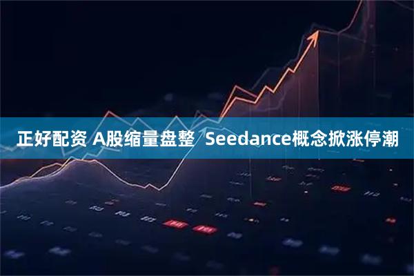 正好配资 A股缩量盘整  Seedance概念掀涨停潮